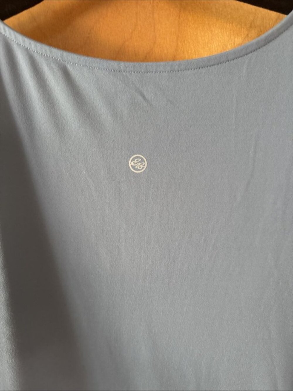 Eddie Bauer Aster Sleeveless Empire Waist Chambray Blue Athletic Casual Dress XL - Picture 6 of 12